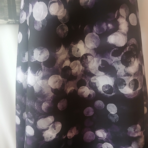 DKNY Women's Dress with Purple and Black Design - Picture 11 of 12